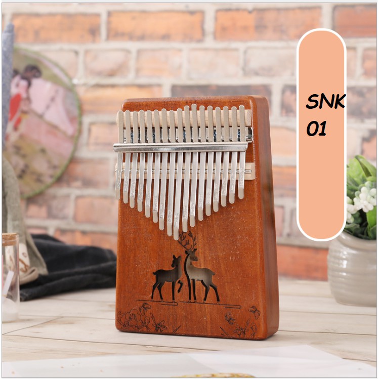 [BST SNK] Đàn kalimba 17 phím gỗ Gụ Mahogany SNK-250590