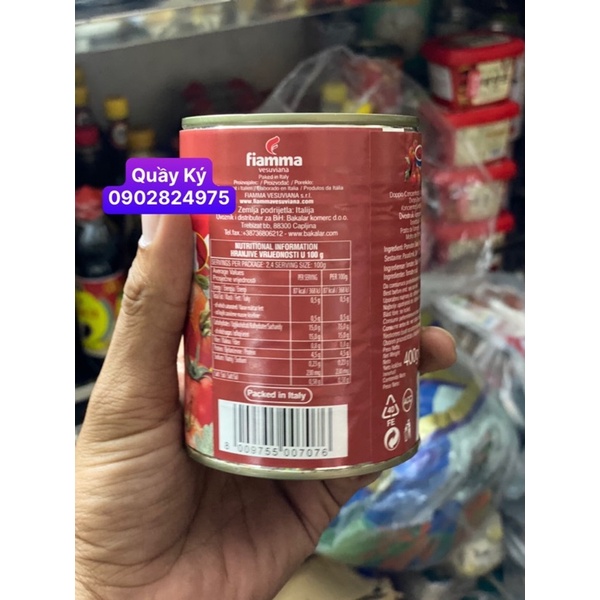 Tomato paste - cà chua xay nhuyễn Fiamma 400gr