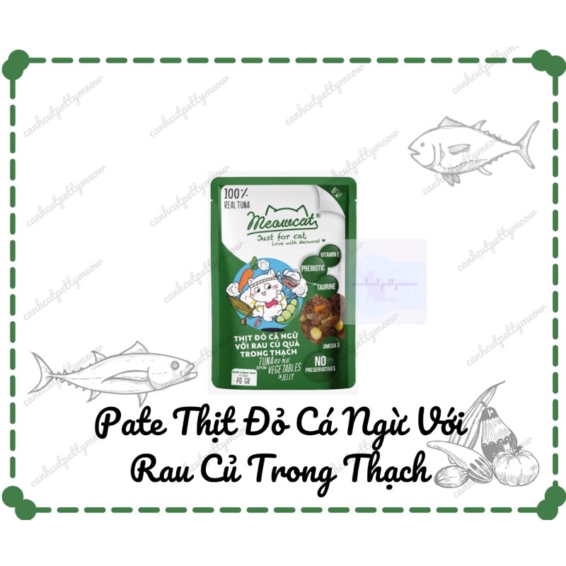 PATE GÓI MEOWCAT DẠNG THẠCH 70gram