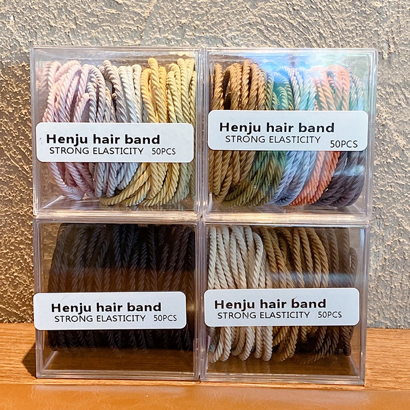 Dây buộc tóc bằng cao su phong cách Hàn Quốc thời trang cho nữ