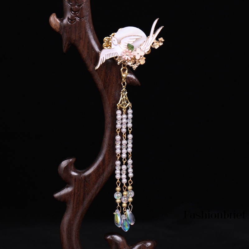 Vương miện tua rua phong cách Trung Hoa cổ điển thanh lịch dành cho nữ