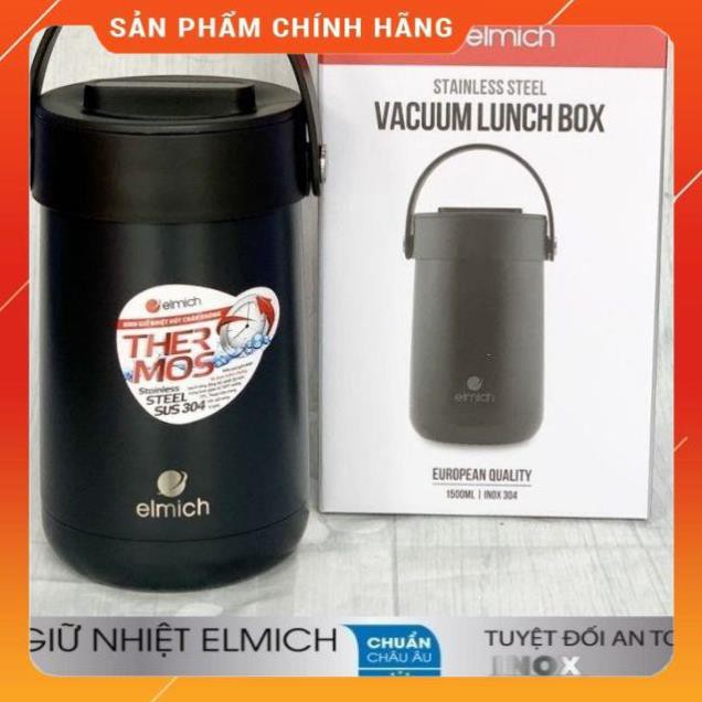 [ XẢ HÀNG] BÌNH ĐỰNG THỨC ĂN GIỮ NHIỆT 1500ML EL3129, BÌNH ELMICH EL3129 1500ML