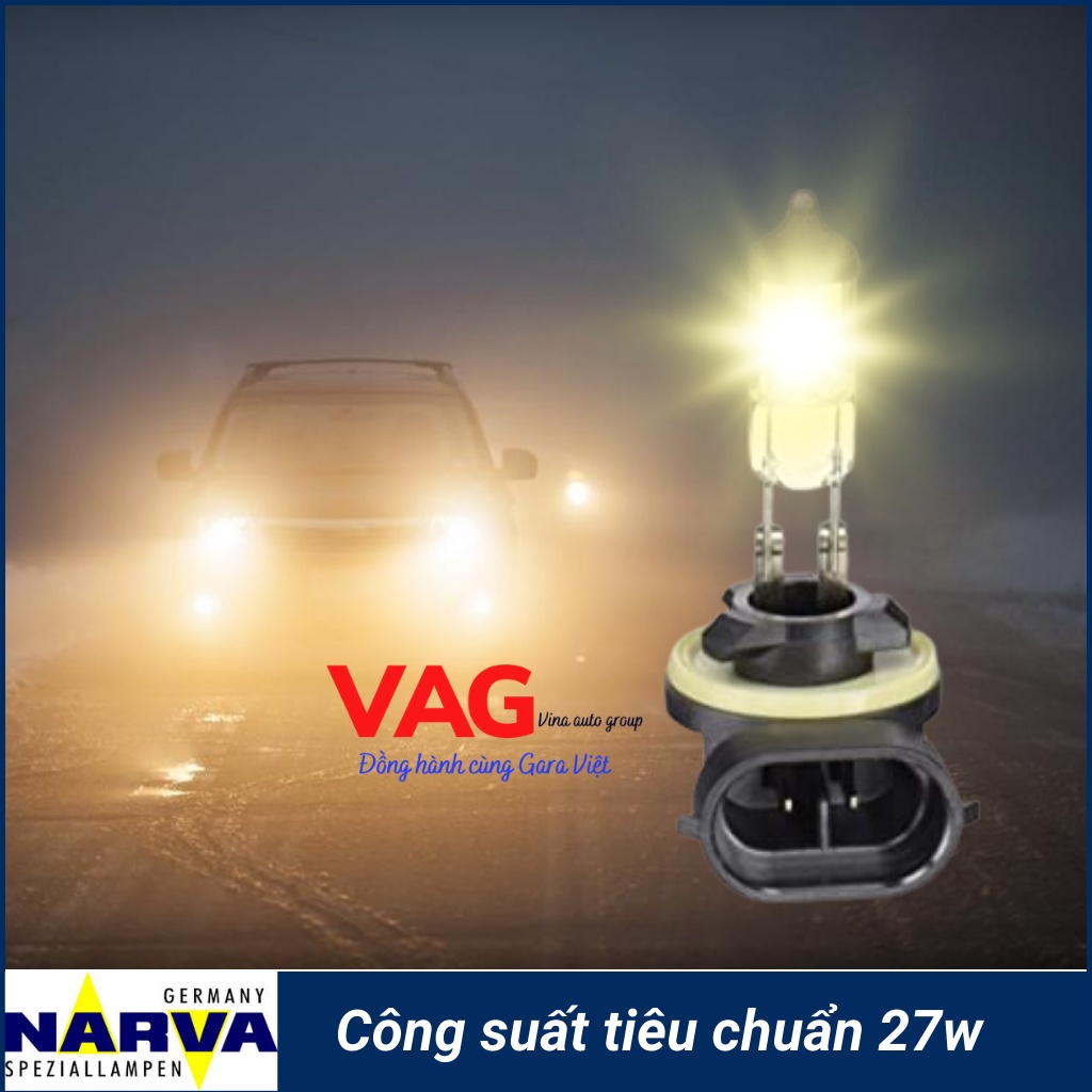 Bóng đèn NARVA H27 881 12,8V 27W chính hãng từ Đức