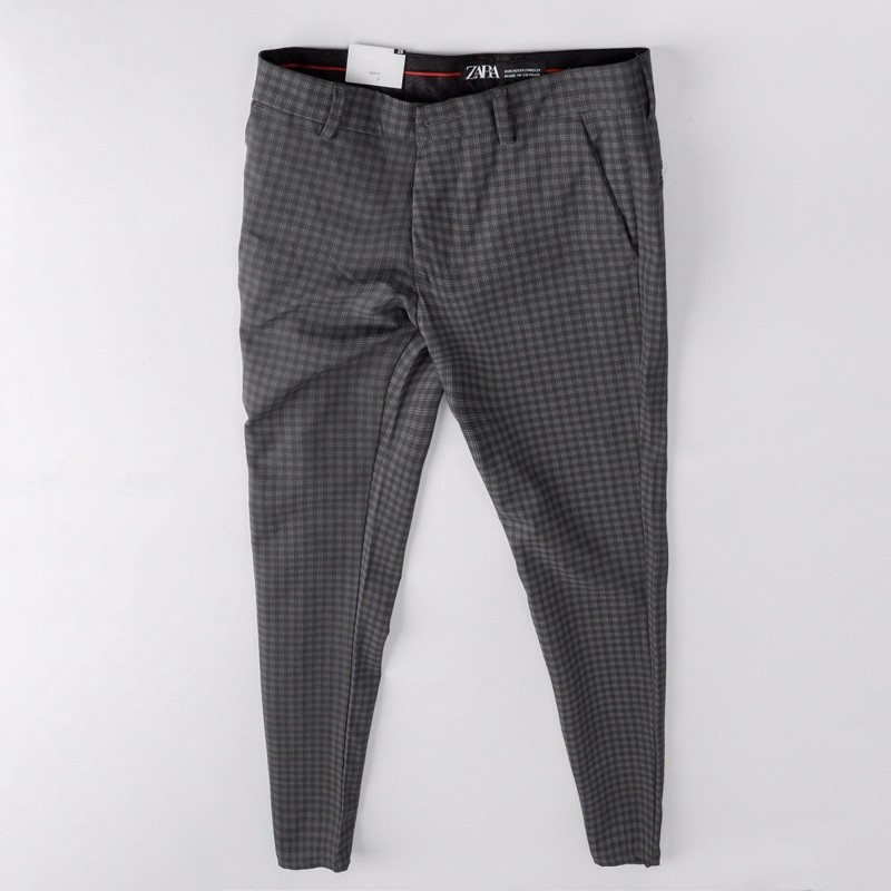 QUẦN TÂY NAM CARO SÁU MÀU PHOM BODY CẬP BẾN -D