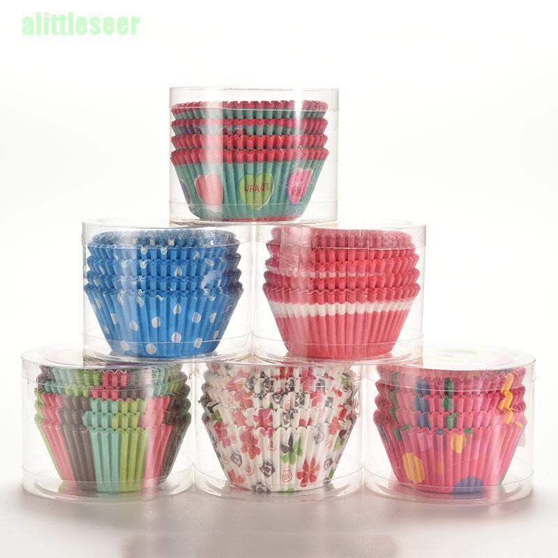 Set 100 Cốc Giấy Dùng Để Làm Bánh Cupcake