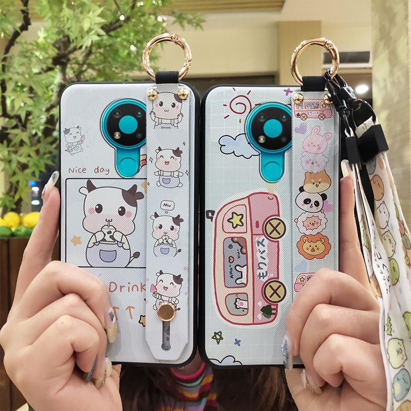 Ốp điện thoại TPU mềm in hình hoạt hình dễ thương nhiều màu sắc cho Nokia 3.4