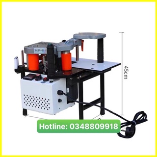 máy dán cạnh gỗ cầm tay (tặng kèm 2kg keo hạt và bộ dao gọt cạnh Điện áp: 220V,Công suất:1200W,Cạnh Tốc độ: 2-6 m/phút)