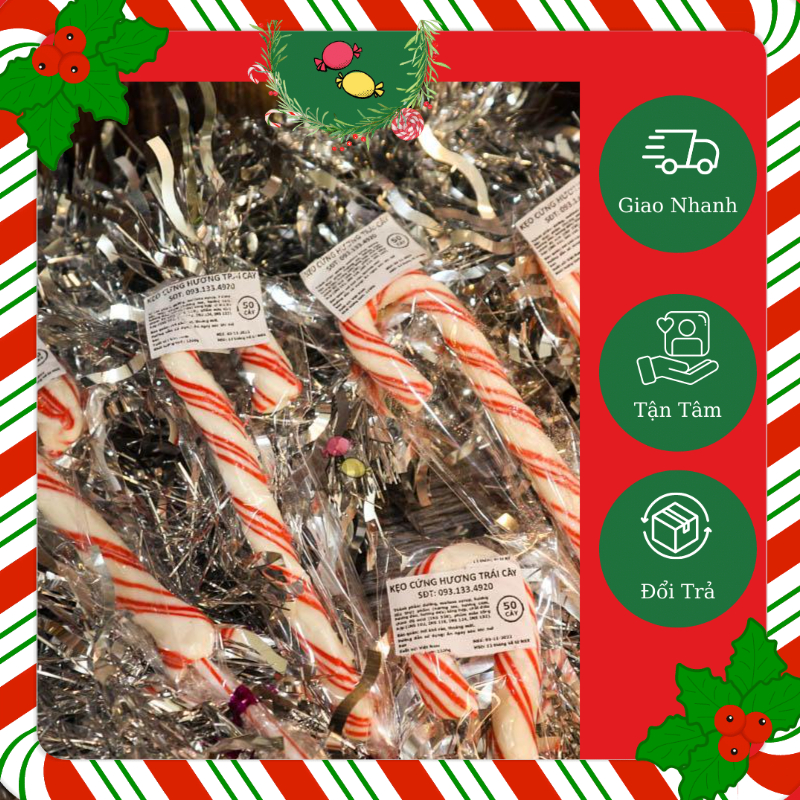Kẹo Que Gậy Giáng Sinh, Kẹo Cây Gậy J Noel