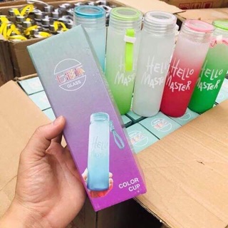 Bình nước thuỷ tinh hello master