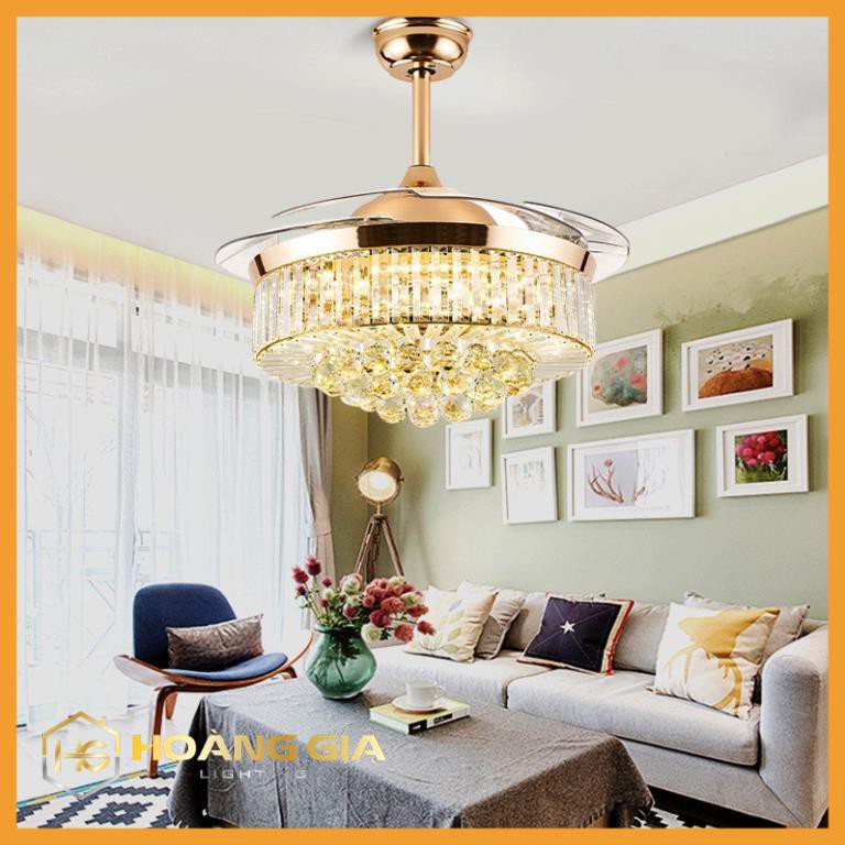 Quạt Trần Đèn - Quạt Trần Phòng Khách QPF106 - Cánh Cụp Cánh Xòe Có 3 Chế Độ Ánh Sáng Sang Trọng - Điều Khiển Từ Xa | BigBuy360 - bigbuy360.vn