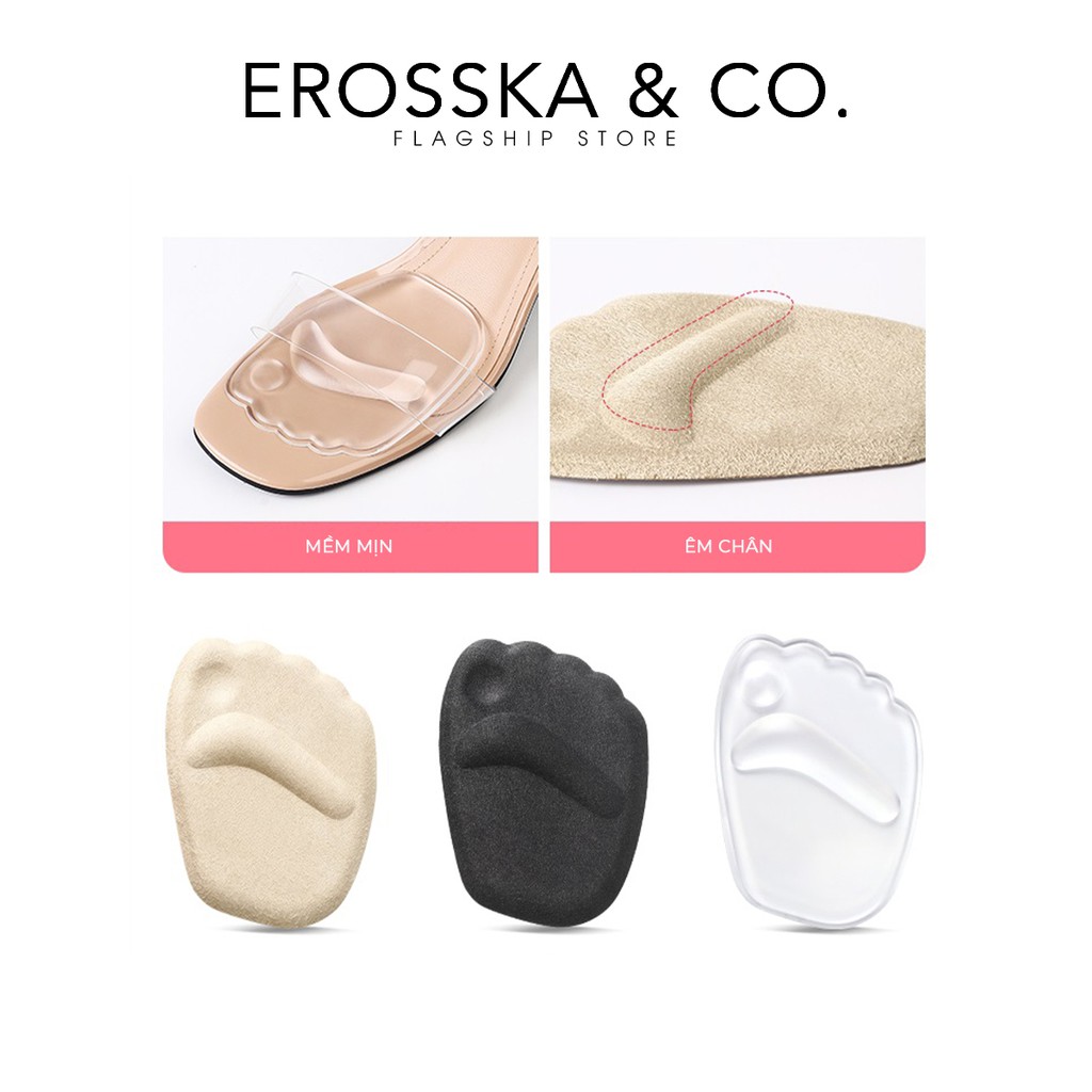 Lót giày cao gót Erosska siêu êm chân chống đau ngón chân thiết kế 4D _ AC002