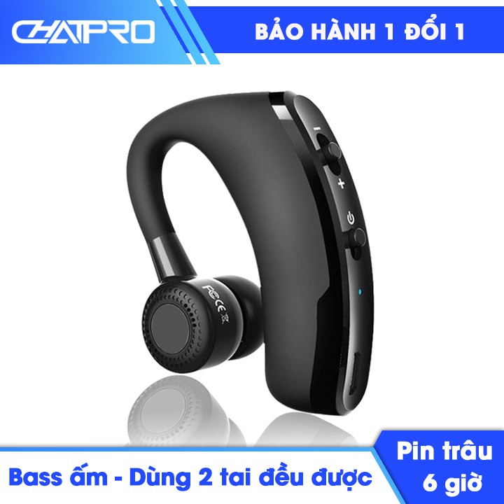 Tai nghe bluetooth V9 lịch lãm - pin siêu trâu 6 giờ liên tục[[LoanNguyenBoutique]
