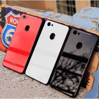 Ốp lưng OPPO F7 mặt lưng kính tráng gương viền dẻo