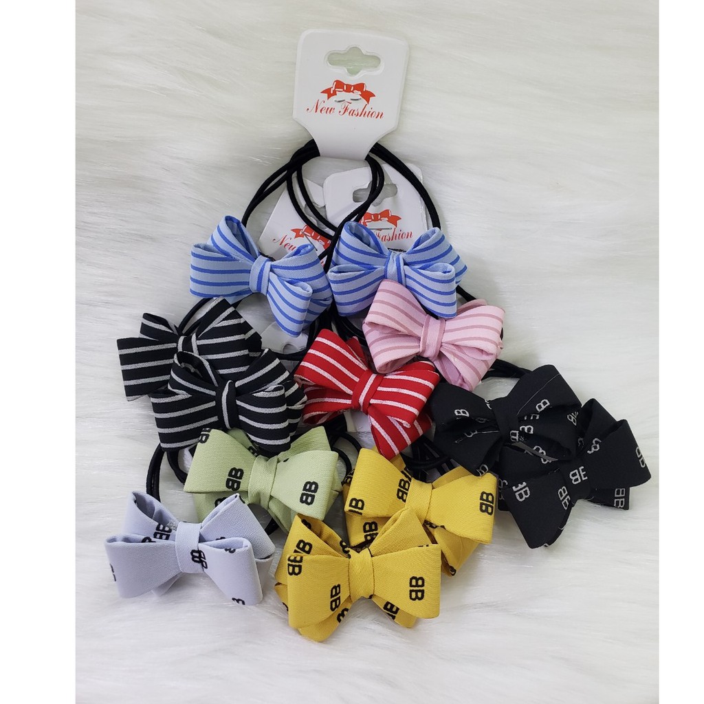COMBO 2 DÂY CỘT TÓC NƠ HÀN QUỐC ( 20k)