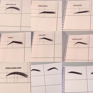 GIẤY VẼ FACECHART - VẼ MAKEUP
