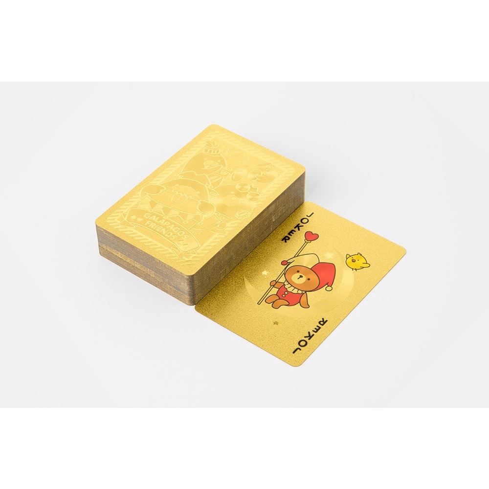 Bộ Bài ARTBOX Hàn Quốc Chơi Game Màu Vàng Sang Trọng