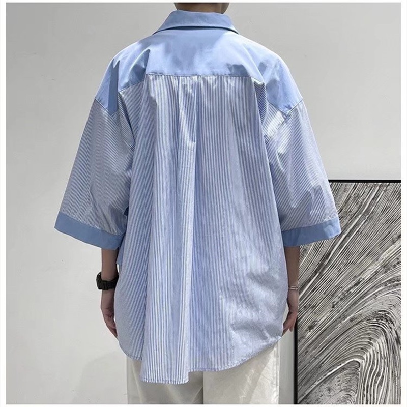 Áo Thun Giả Hai Mảnh Tay Ngắn Phong Cách Thời Trang Hàn Quốc Dành Cho Nam 2022