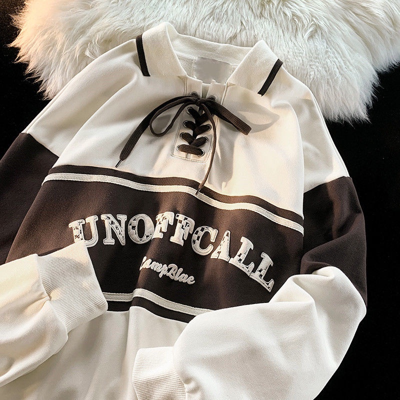 Áo Thun polo Mỏng Phong Cách retro Mỹ Cho Nữ