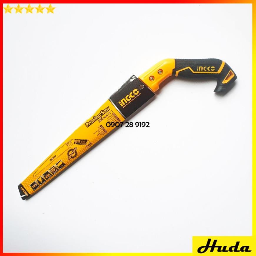 Cưa cành cầm tay lưỡi thẳng và cong dài 300mm Total Ingco lưỡi cưa siêu bén 1234