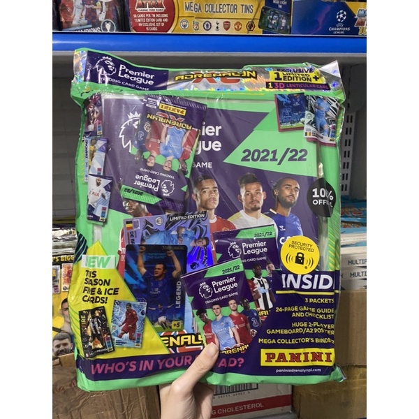 Album thẻ Panini Premier league mùa 21/22