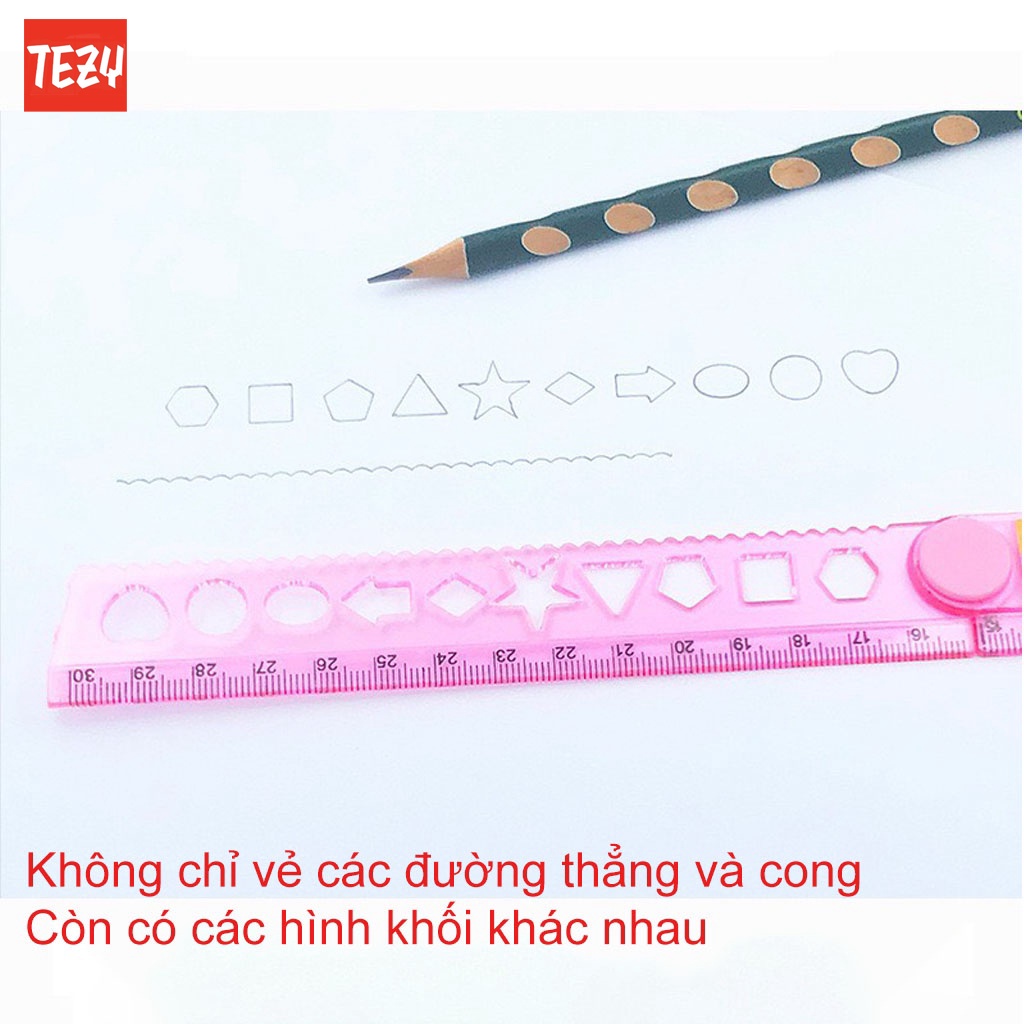 Thước kẻ học sinh gấp có thể mở rộng 30cm - TZ202114HNTZ202114HN