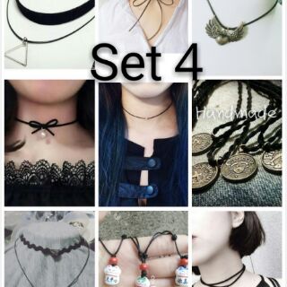 Set 9 Vòng dây chuyền choker
