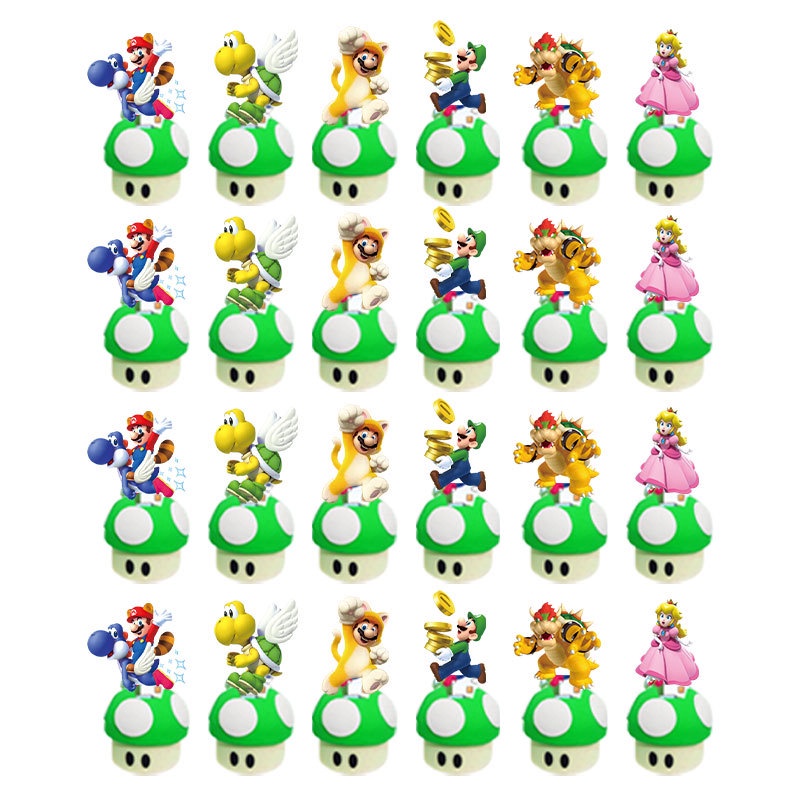 Bộ Bong Bóng Trang Trí Tiệc Chủ Đề Super Mario