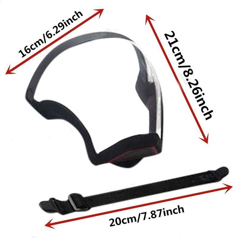 ❤️FREESHIP🔥Mặt Nạ Kính Bảo Vệ Toàn Diện Mặt. Bằng Acrylic Trong Suốt Có Lỗ Thoát khí Tiện Dụng