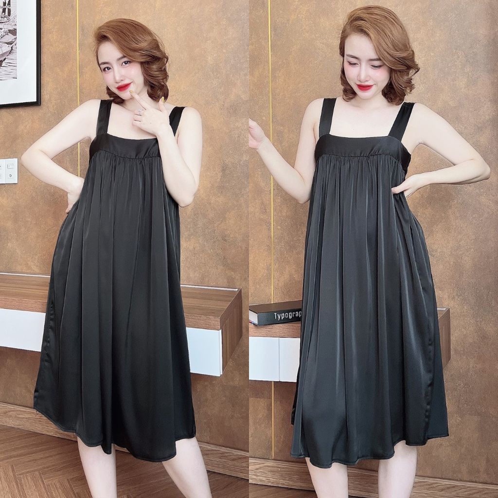 Váy ngủ sexy MIKY Đầm ngủ sexy lụa LATIN Chất Siêu Mát Dáng Siêu Xinh &lt;63kg