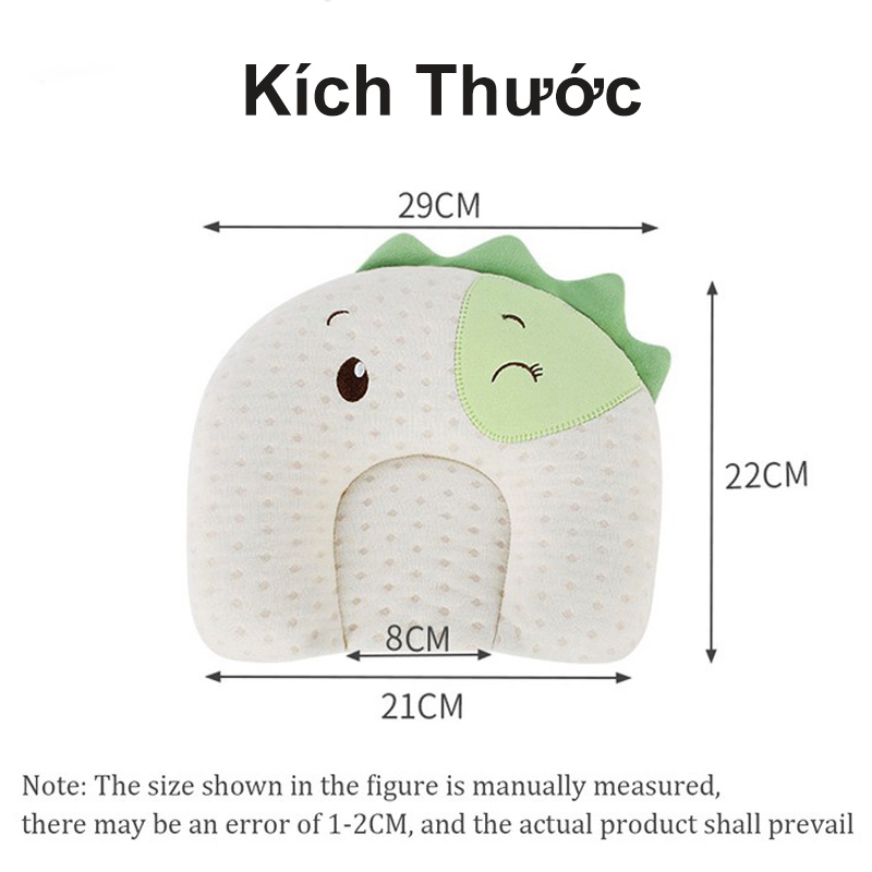 Gối định hình đầu cho trẻ sơ sinh tránh va chạm chăm sóc an toàn cho bé