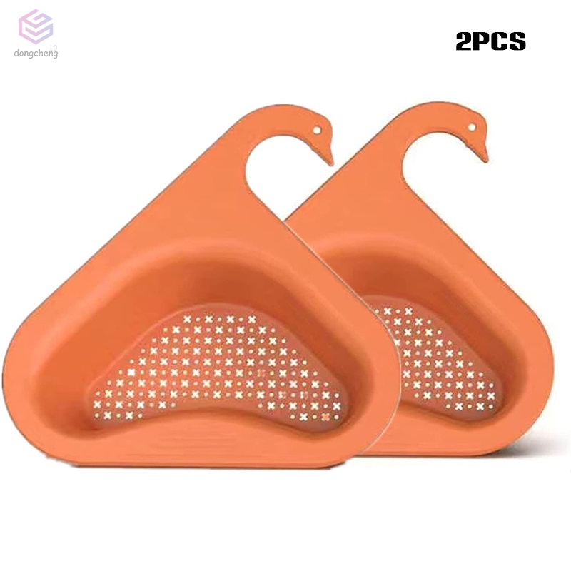 1/2 Rổ Tam Giác Đa Chức Năng Gắn Góc Bồn Rửa Nhà Bếp