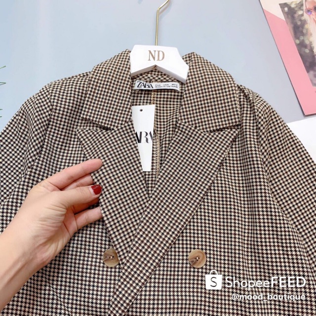 ÁO VEST NỮ KẺ 1 LỚP CÓ TÚI THẬT | BigBuy360 - bigbuy360.vn