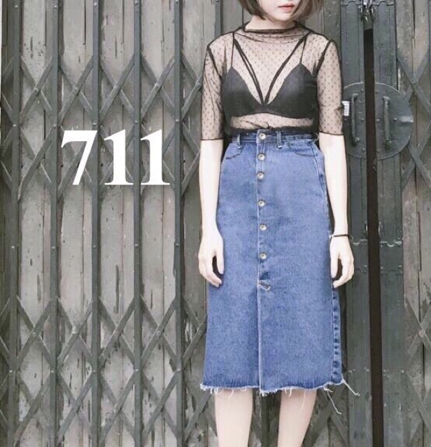 Xả Kho-Chân Váy Jean Nút Cá Tính | BigBuy360 - bigbuy360.vn