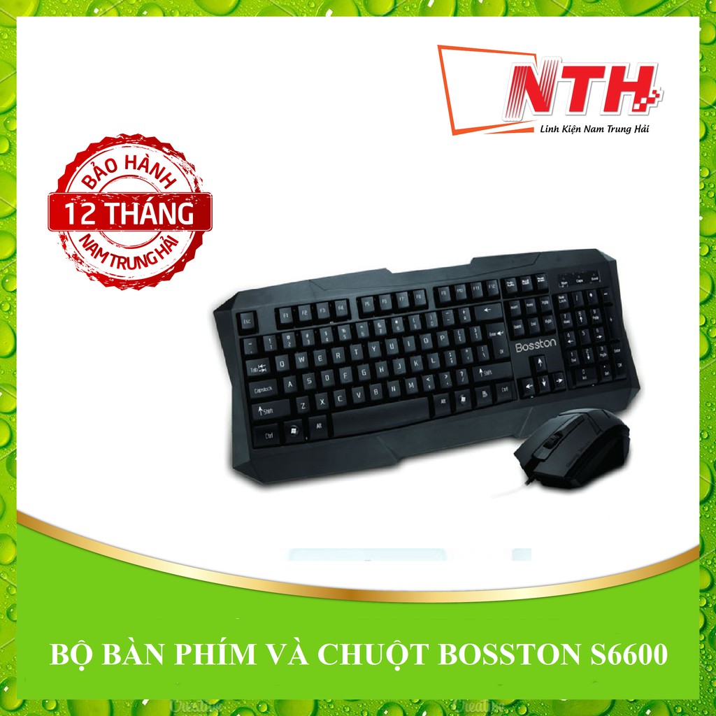 [NTH] BỘ BÀN PHÍM VÀ CHUỘT BOSSTON S6600