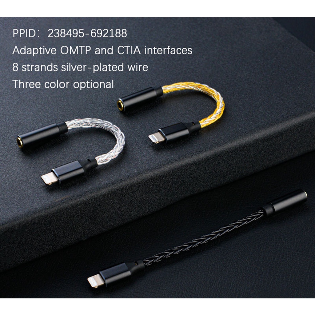 JCALLY JM08L Bộ giải mã với Chip Dac C101 | Cáp chuyển đổi âm thanh | Dongle Dac Amp