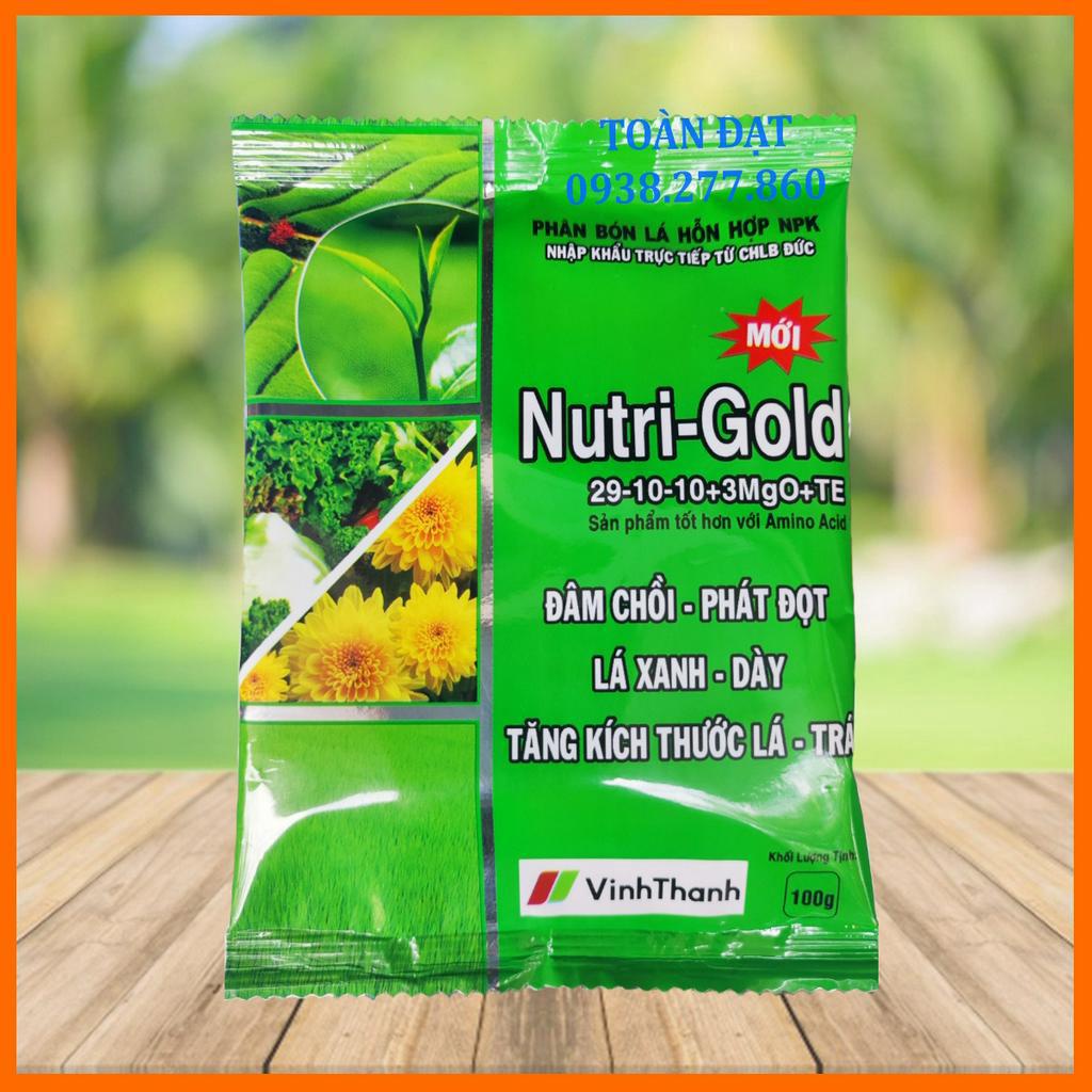 Phân Bón Nutri Gold cao cấp nhập khẩu từ Đức , Siêu bung chèo vọt đọt, bổ sung vi lượng và amino acid