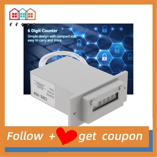 Bộ Đếm Điện Từ Ffggg Csk6-Ykw 6 Chữ Số Ac110V / Ac220V Dc24V