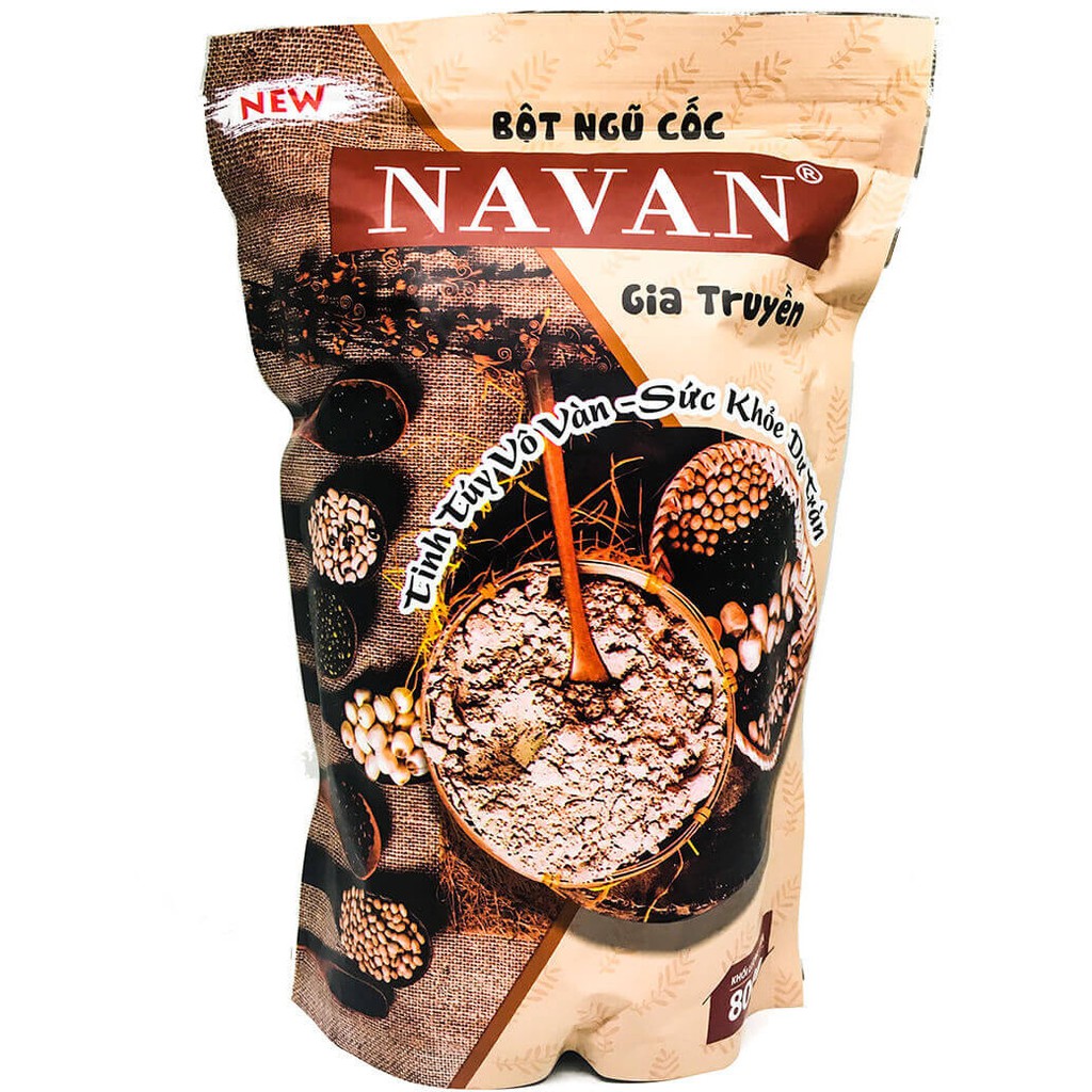 𝑪𝒉𝒊́𝒏𝒉 𝑯𝒂̃𝒏𝒈 Bột Ngũ Cốc Navan gia truyền 7 vị - Ngũ cốc lợi sữa giảm cân