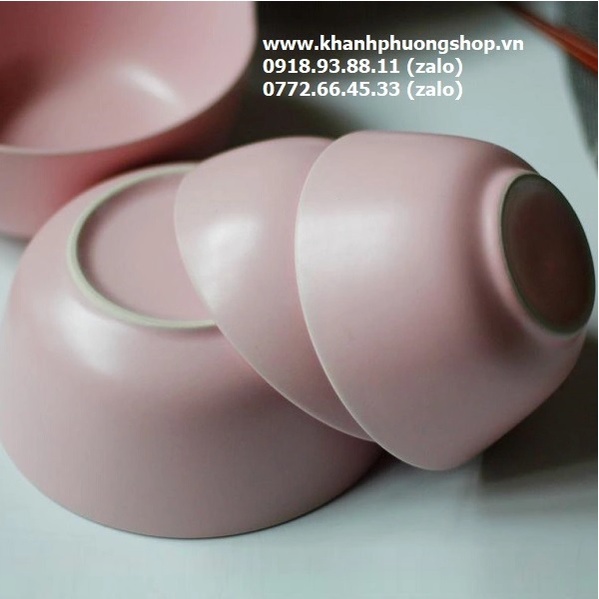 Dĩa sứ pastel màu hồng - dĩa sứ màu hồng