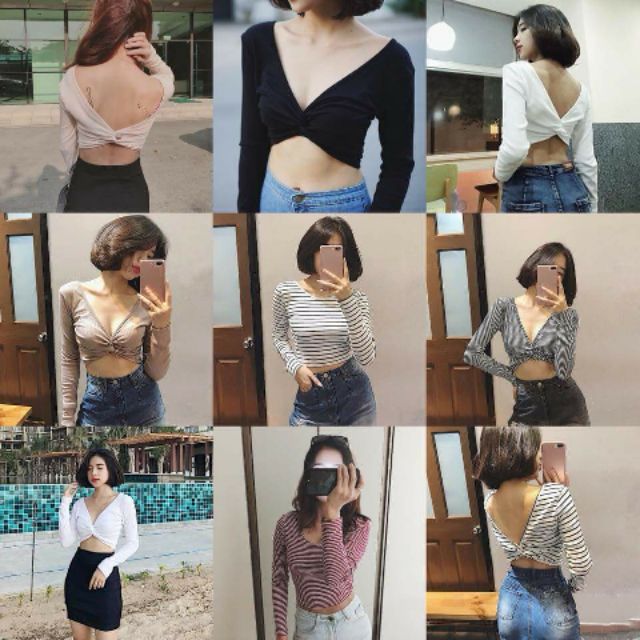 Áo đắp chéo ngực