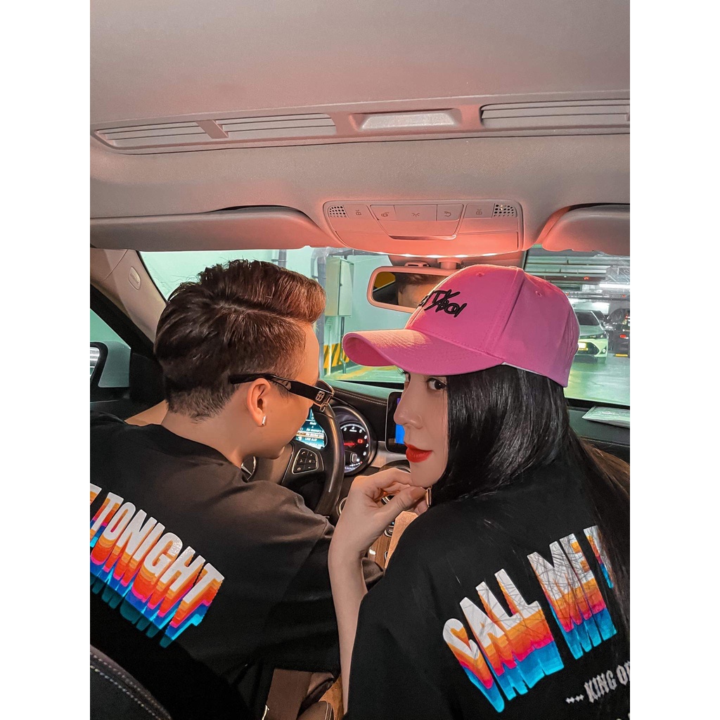 Áo Thun Tay Lỡ MIKENCO Call Me Tonight, áo phông unisex Form rộng oversize, chất liệu Cotton. KKIMShop
