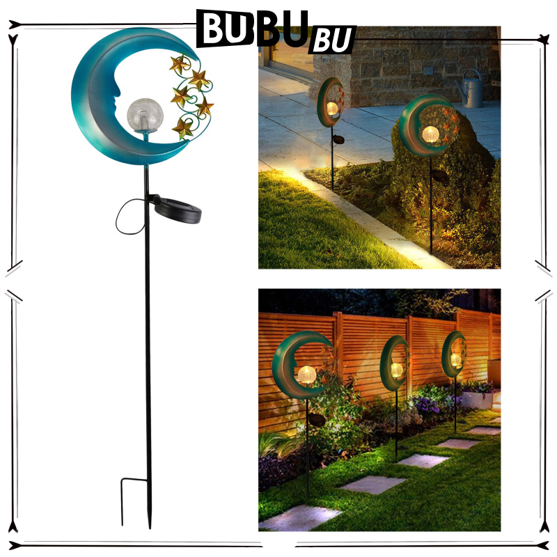 [ROOBON]Landscape Crescent Stake Solar Power Garden Light Lamp Solar Stick Lights