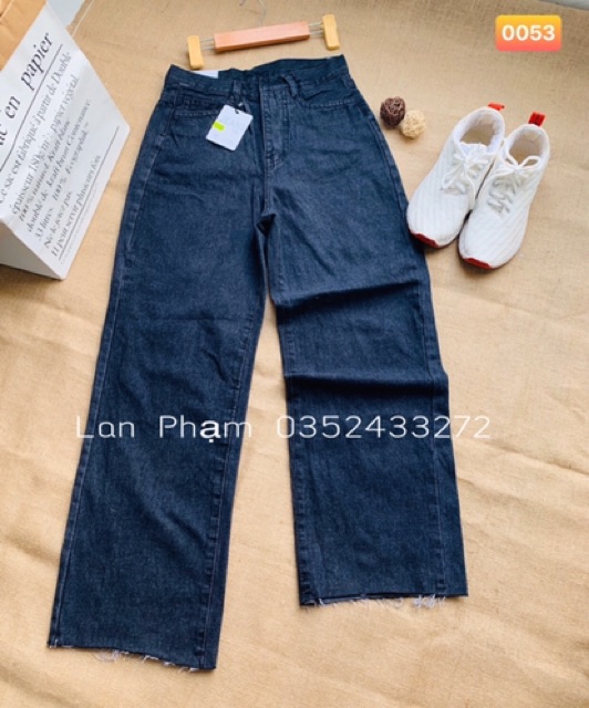 QUẦN JEAN ĐEN ỐNG RỘNG SIÊU HOT🎯mã 053 | BigBuy360 - bigbuy360.vn