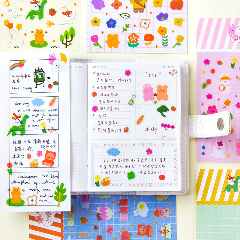 Miếng dán trang trí hình hoạt hình dễ thương tiện dụng