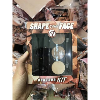Bộ kit tạo khối w7 shape your face contour kit
