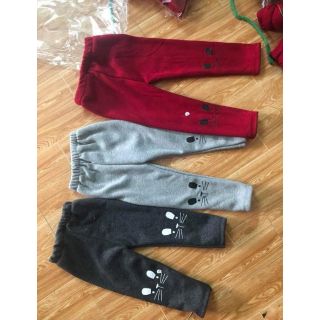 Chỉ với 200k Combo quần nỉ lót lông cho bé gái