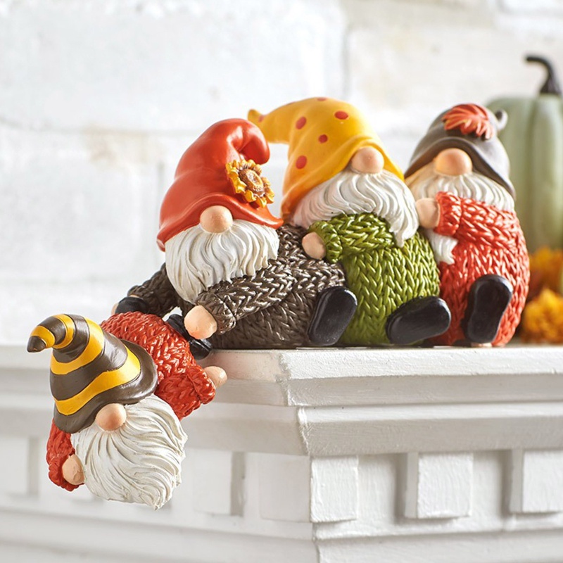 Mô Hình Chú Gấu Dwarf Bằng Nhựa Resin Trang Trí Giáng Sinh