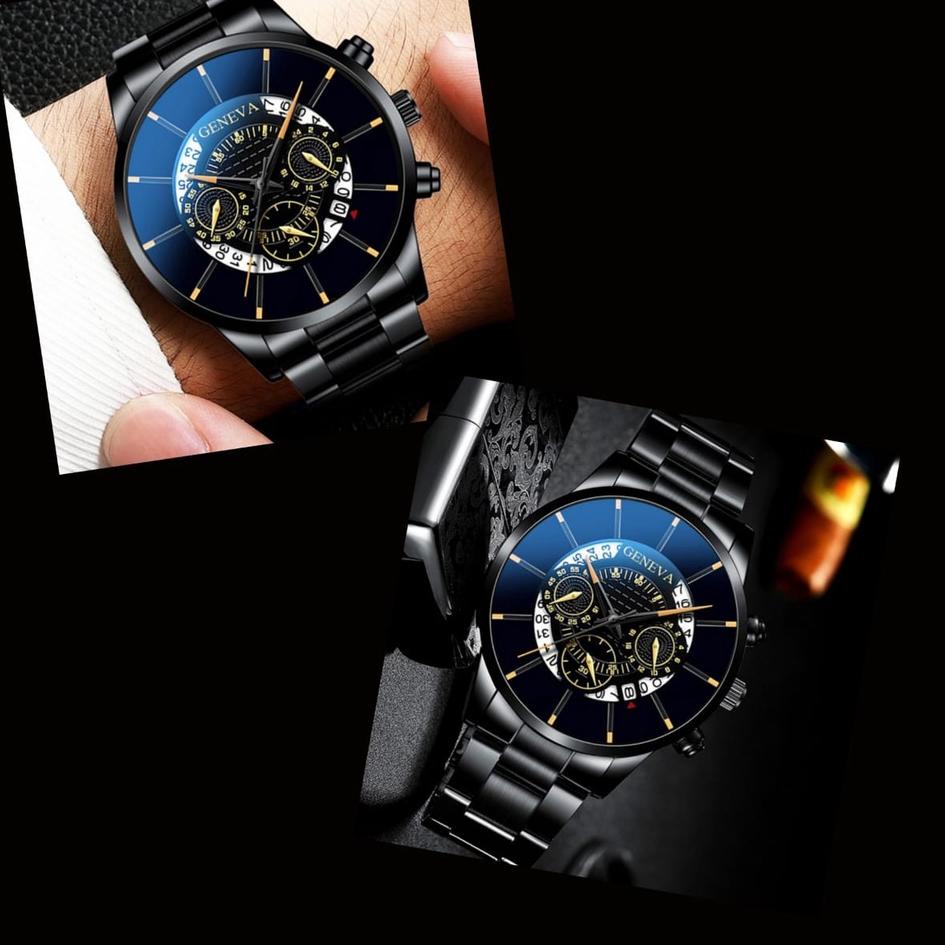 Đồng Hồ Nam Nttd7 Nhập Khẩu Chính Hãng GENEVA JAM087B5 7GE Bằng Thép Không Gỉ