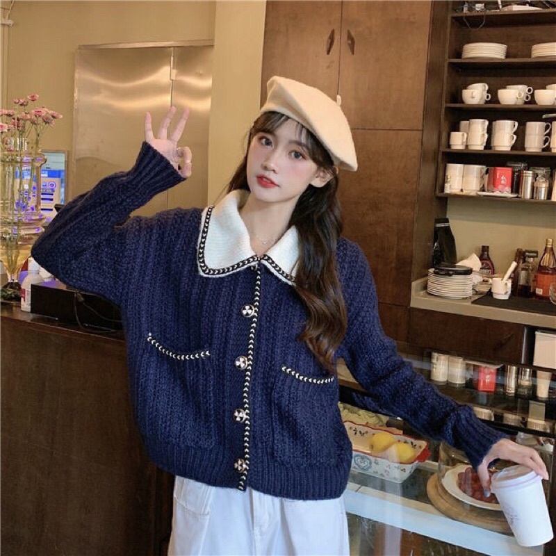 G38. 2398. ÁO LEN SIÊU XINH HOT HIT SANG CHOẢNH TIỂU THƯ