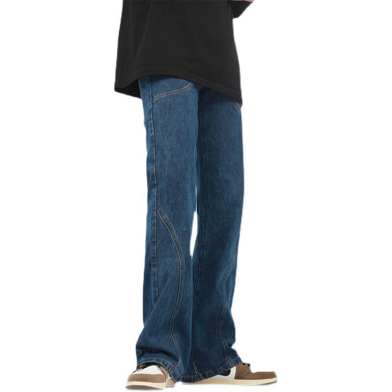Quần Jeans Nam Dài Ống Đứng Thời Trang Hàn
